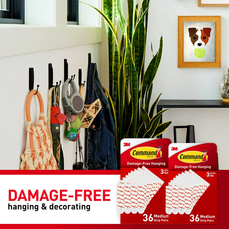 Command Medium Refill Adhesive Tape Strips (72 Strips) 72 Strips