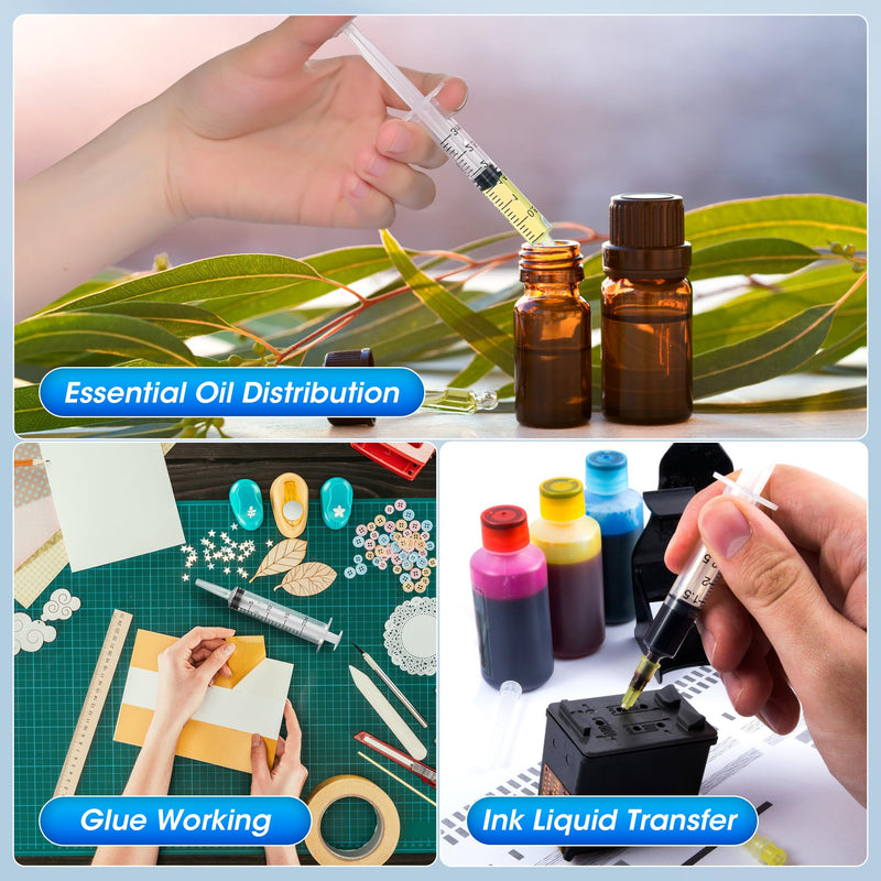 500 ml Large Syringe for Liquids, Syringe Without Needle for Thick Liquids, 3 Pack Individually Wrapped 500 mL 3.0
