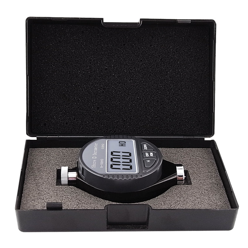[Australia - AusPower] - Digital Hardness Tester Portable 0-100HD Shore D Hardness Tester with Large LCD Display Digital Durometer Scale for Rubber, Tire, Plastic, Thermal Plastic, Flooring, and Bowling Ball 