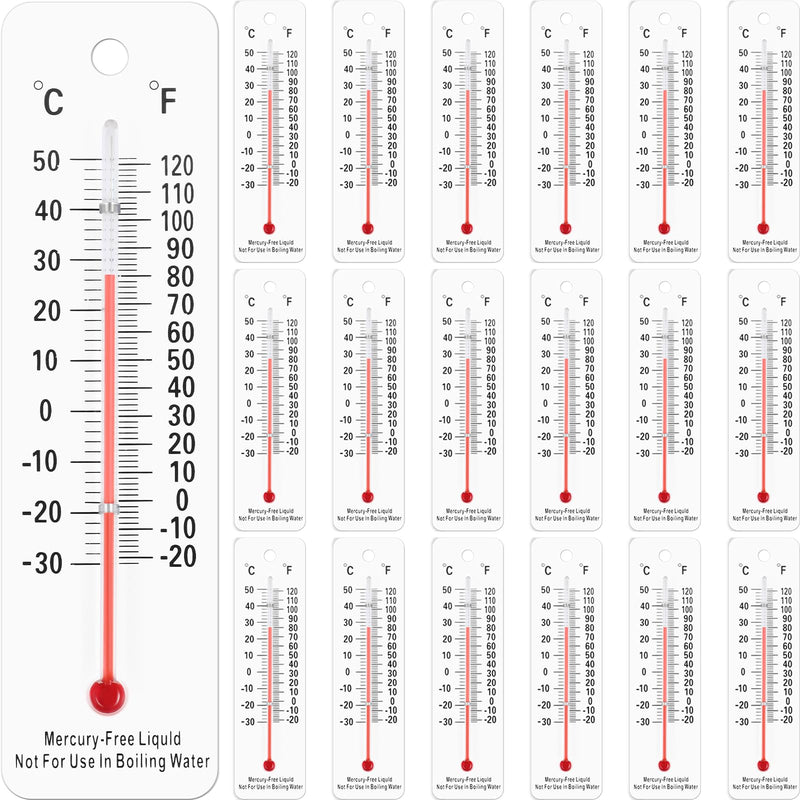 Maitys 20 Pcs Student Thermometers Mercury Free Science Thermometer School Supplies Boiling Point Thermometers for Classroom Teaching Tools