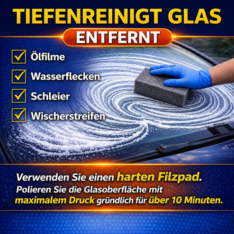 (200g) 99% Cerium Oxide Glass Powder (1-3µm) - Removes Oil Films, Water Stains, Swirl Marks, Wiper Strips, Fine Scratches and Thoroughly Cleans Glass Surfaces