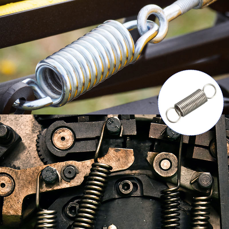 [Australia - AusPower] - Extension Spring (0.4x4x15mm/0.016"x0.16"x0.59") 10Pcs, Stainless Steel Tension Spring Wire - for Home Repair Construction Machinery 0.016"x0.16"x0.59" 