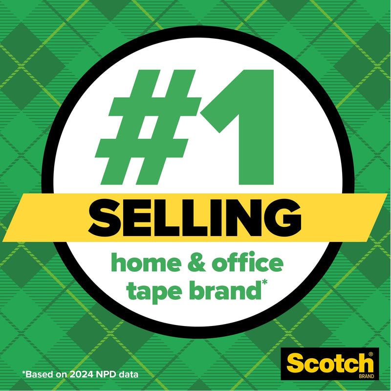 Scotch Magic Tape, Invisible, Home Office Supplies and Back to School Supplies for College and Classrooms, 4 Rolls