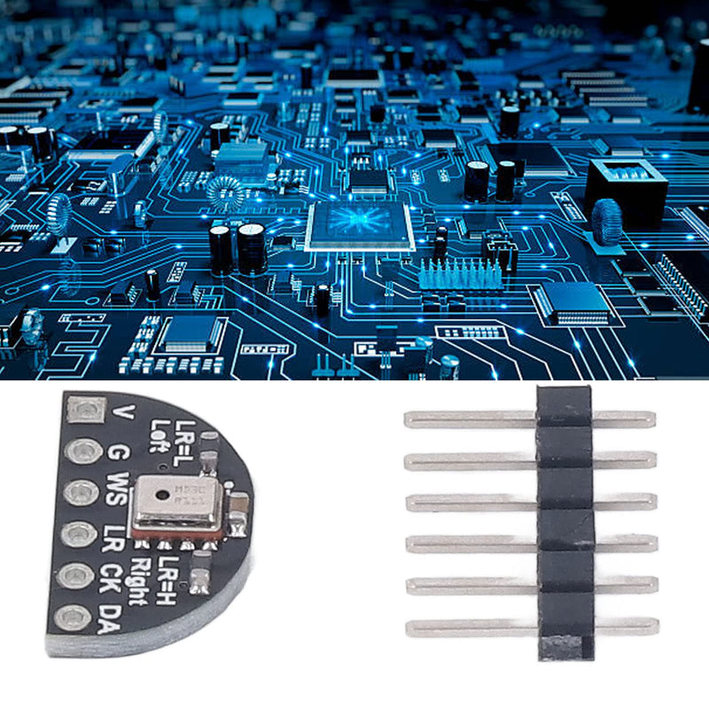[Australia - AusPower] - Eujgoov 2 Sets MEMS MSM261S4030H0 Single Module I2S Interface High Sensitivity Low Noise Available with Development Board for Sipeed Maix 