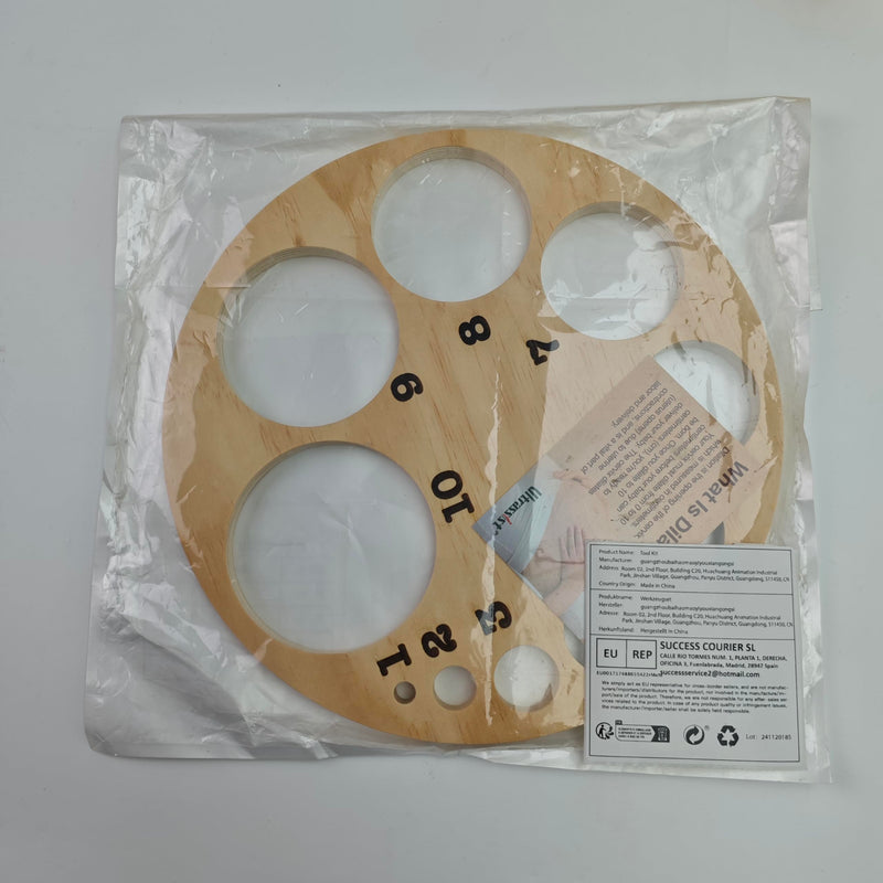 [Australia - AusPower] - Cervical Dilation Board Showing The Opening of The Cervix, Cervical Dilation Wheel for Childbirth Education Classes, Midwife Gift, Doula Gift 