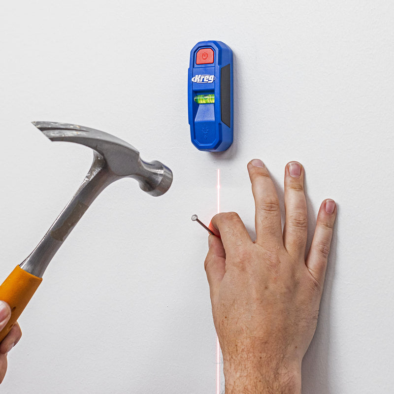 [Australia - AusPower] - Kreg KMM1000LZ - Kreg Magnetic Stud Finder with Laser-Mark - Stud Finder & Wall Scanner - Magnetic Stud Finder Tool - With Precise Stud Magnet 