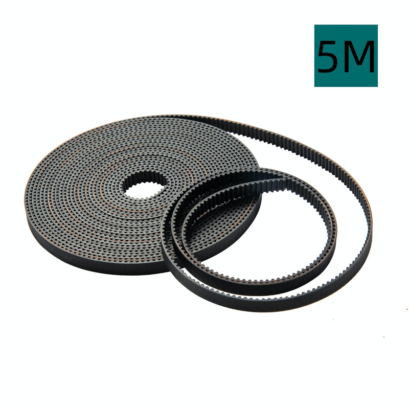 [Australia - AusPower] - 2GT Open Timing Belt 6mm Width 2mm Pitch Non-Slip Rubber Fiberglass Open Belt for Prusa i3 3D Printer 5 Meters (16.4 Ft) 