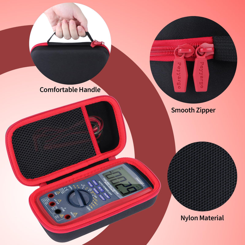 [Australia - AusPower] - Storage Case Compatible with AstroAI Digital Multimeter Analyzer TRMS 6000 Counts Volt Meter Ohmmeter Auto-Ranging Tester 