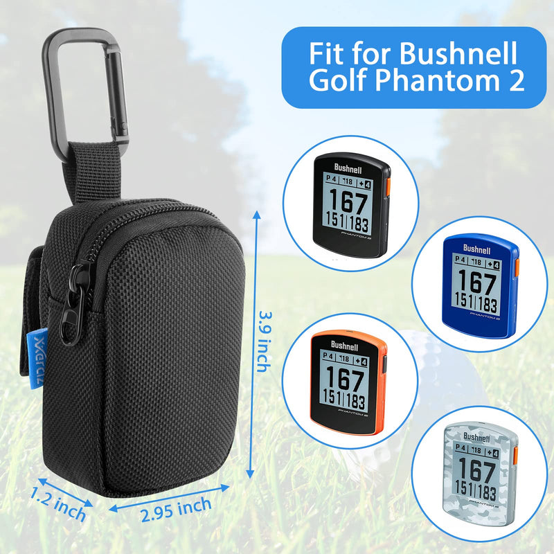 [Australia - AusPower] - Case for Bushnell Golf Phantom 2, GolfBuddy Voice, Voice 2, Bushnell NeoGhost and Garmin Approach G10, Golf GPS Protective Cover with Carabiner 