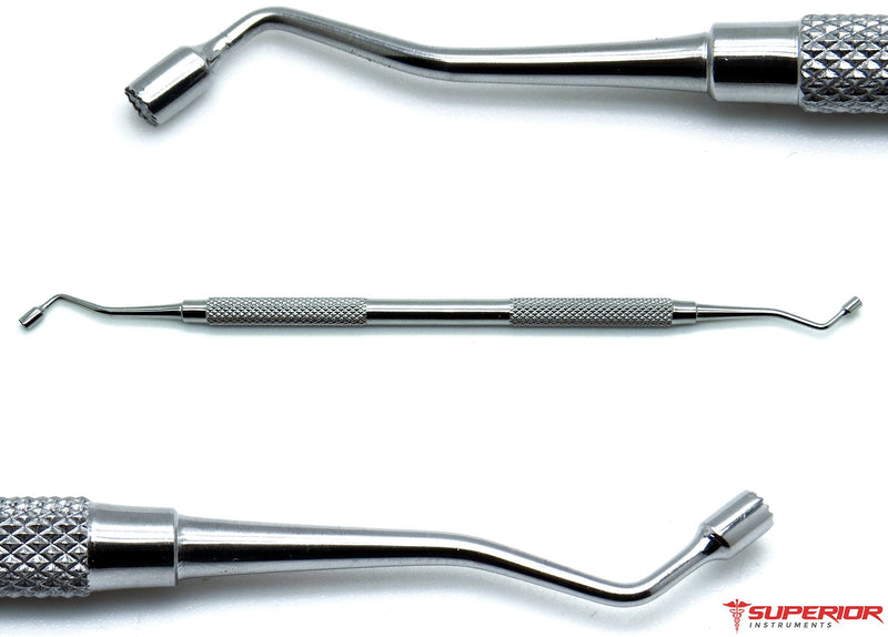 [Australia - AusPower] - Dental Amalgam Filling Smooth Plugger 720-1, 721-2, 722-3, 723-4 Double Ended 1.2mm/1.5mm, 1.9mm/2.2mm, 2.4mm/2.7mm, 2.8mm/3.1mm Restorative 4 Pieces Instruments 