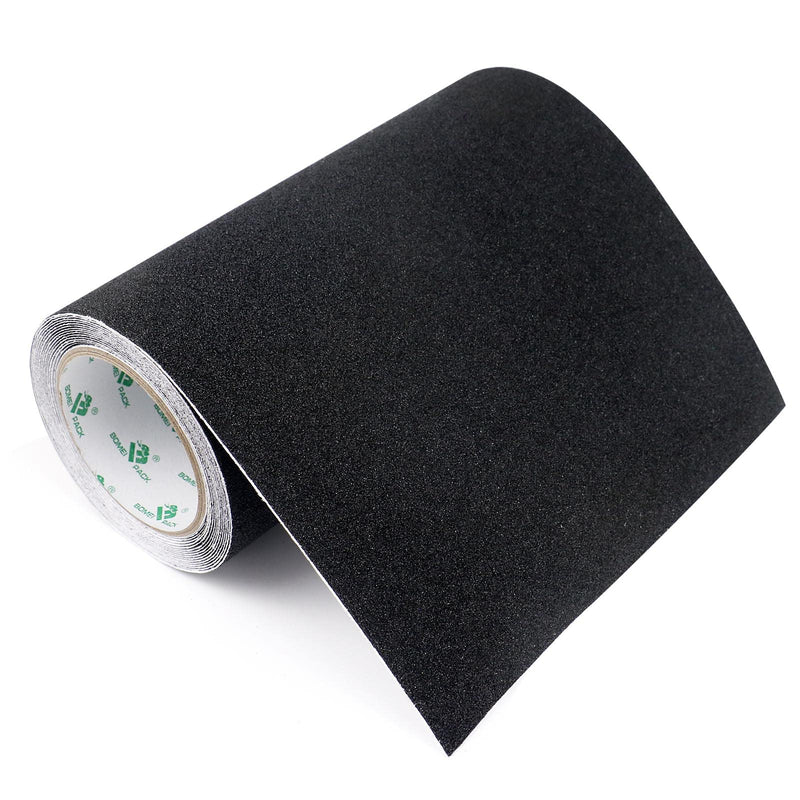 BOMEI PACK Anti Slip Traction Tape,10 Inches x 16.5 Ft,Heavy Duty Grip Tape for Stairs, Tread Step, Indoor & Outdoor Use,Waterproof Stairs Non Skid Treads