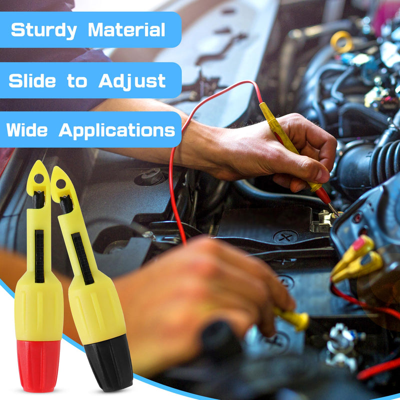 [Australia - AusPower] - 2Pcs Insulation Piercing Probe, Wire Insulation Piercing Clip, Multimeter Test Probe Tools for Voltage Voltmeter Thermometer Detect Automotive Electrical Circuit Testing 