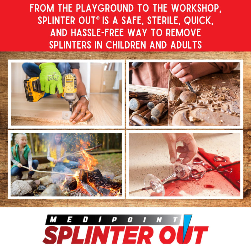 [Australia - AusPower] - Medipoint Splinter Out Splinter Remover, 20 Count (Pack of 6) 