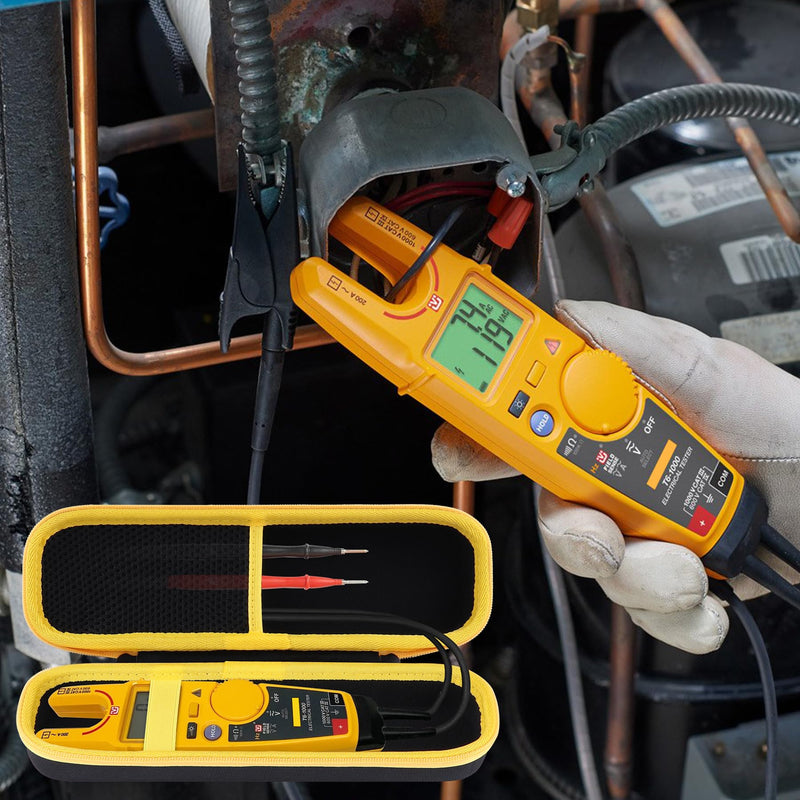 [Australia - AusPower] - Storage Case Compatible with Fluke T5-600 / T5-1000 / T6-600 / T6-1000 Electrical Voltage, Continuity and Current Tester 