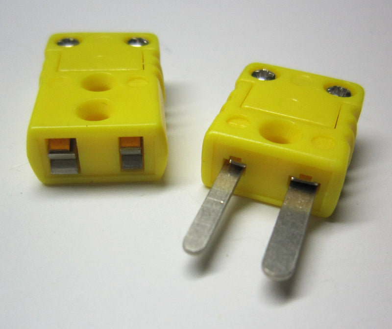 [Australia - AusPower] - Mini K-Type Thermocouple Wire Connector, Cable Connector, 5 Sets Pairs Male and Female Type K Plugs 