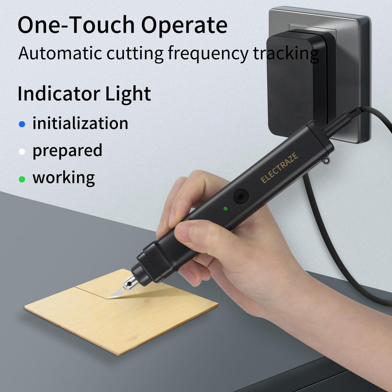 Handheld Ultrasonic Cutter RIMOVANS,Patented Non-Slip Grip,40 Replacement Blades,30W 40KHz High-Precision Ultrasonic Cutting Knife for Plastic, Resin, Carbon Fiber,3D Print Models & More