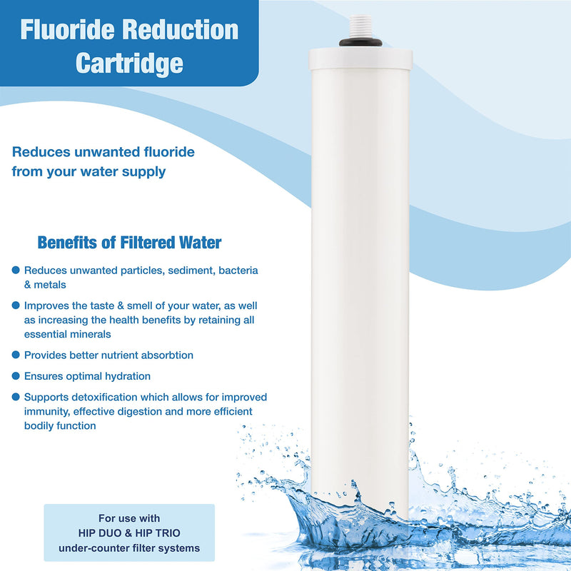[Australia - AusPower] - Doulton Fluoride Reduction Drinking Water Filter Cartridge ¦ 10 inch ¦ BSP thread ¦ for double Duo housings ¦ W9125030 
