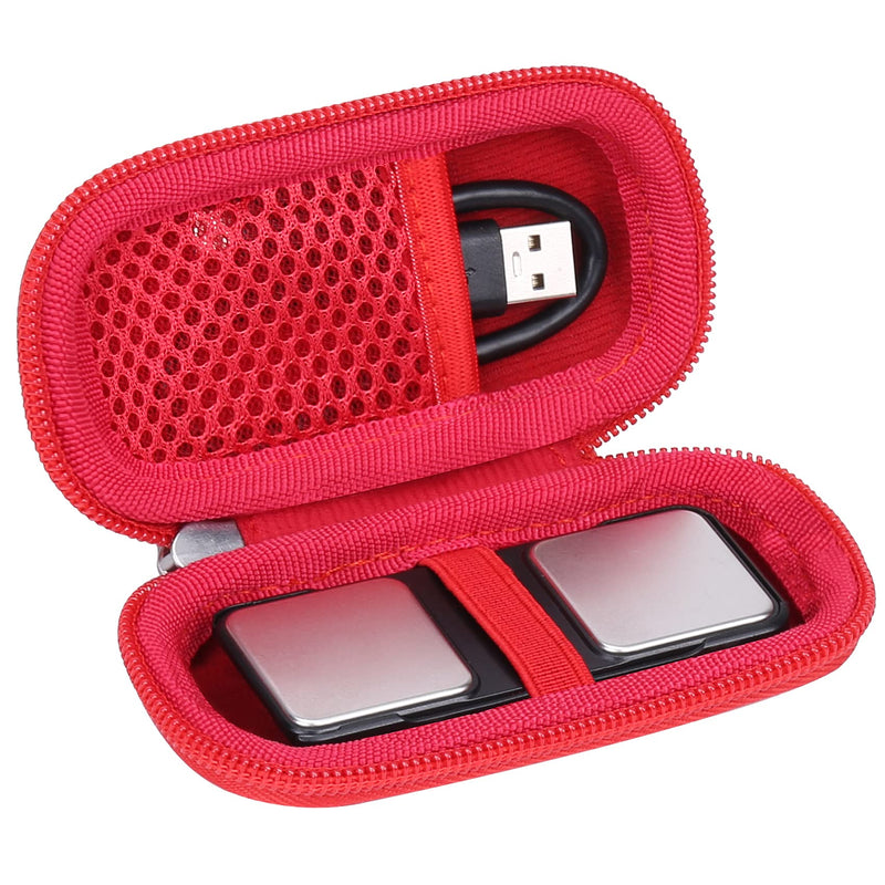 [Australia - AusPower] - Khanka Hard Case Replacement for AliveCor Kardia Mobile ECG/KardiaMobile 6L EKG (Red) Red 