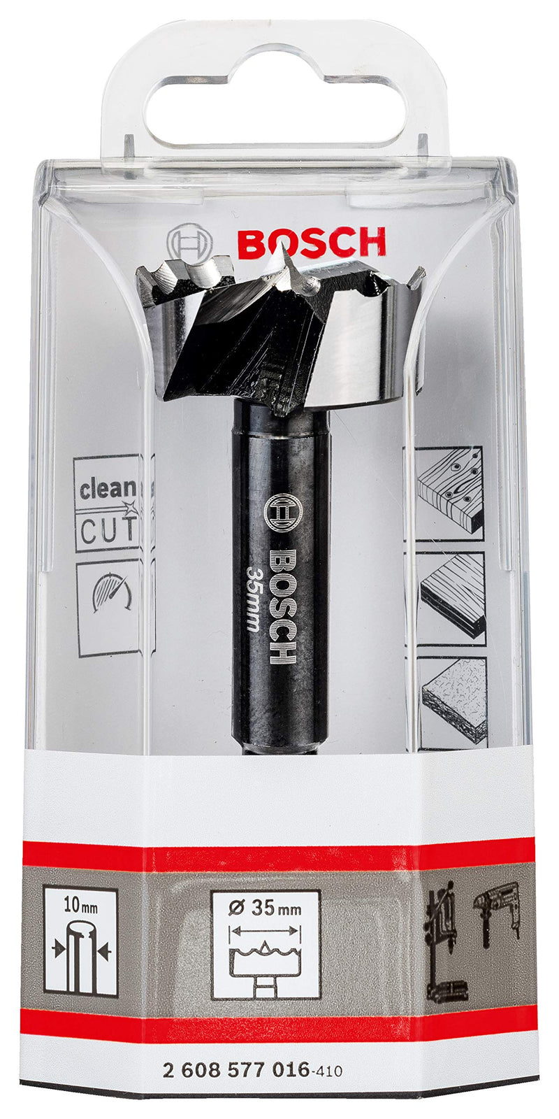 [Australia - AusPower] - Bosch 2608577016 Forstner Drill bit Toothed 35mm, durchmesser 35 mm Ø 35 mm 