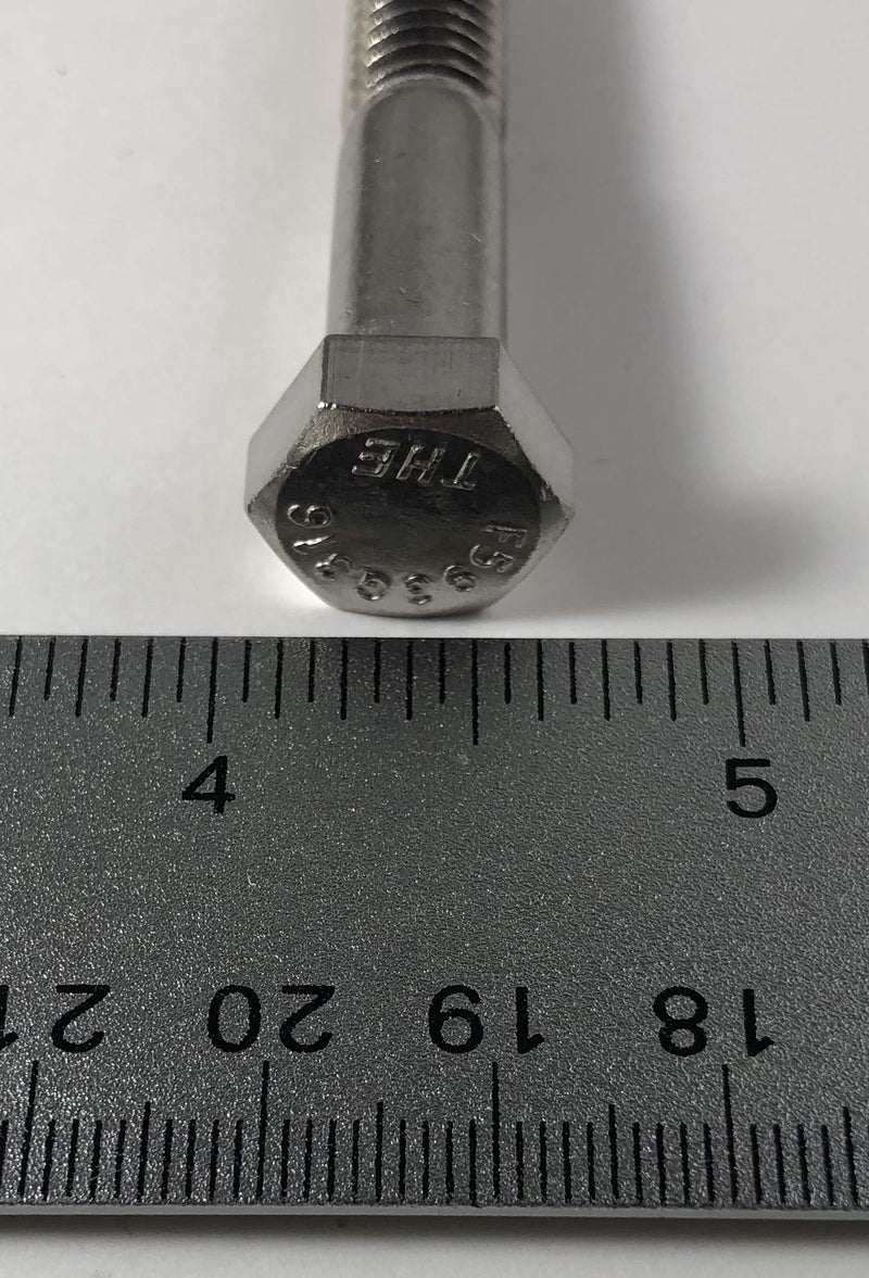 [Australia - AusPower] - US STAINLESS 10 Pieces Stainless Steel 316 A4 3/8"-16 x 2" UNC Hex Head Bolt F593 and F594 Nut 