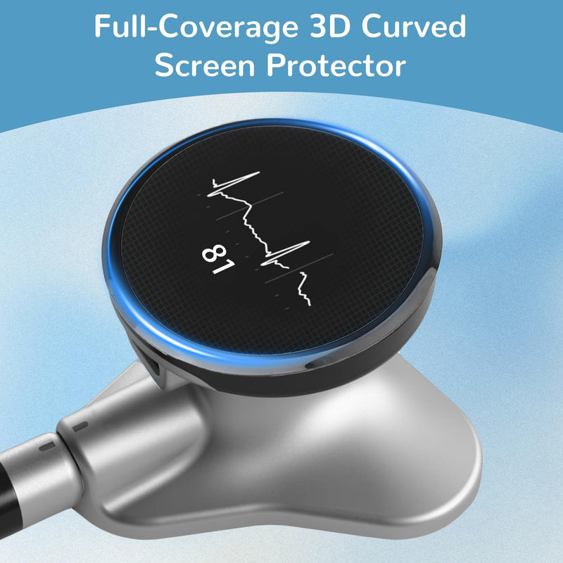 [Australia - AusPower] - AQKILO Screen Protector Compatible with EKO CORE 500 Electronic Stethoscope, Full-Cover Anti-Scratch, HD Clear, Resistant to Bubbles and Edge Lifting, 2 Pack 