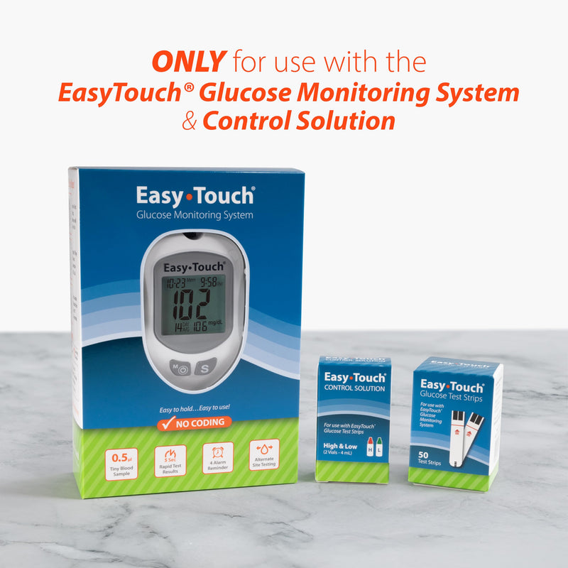 Easy Touch Glucose Test Strips (50ct) 50 Count (Pack of 1)
