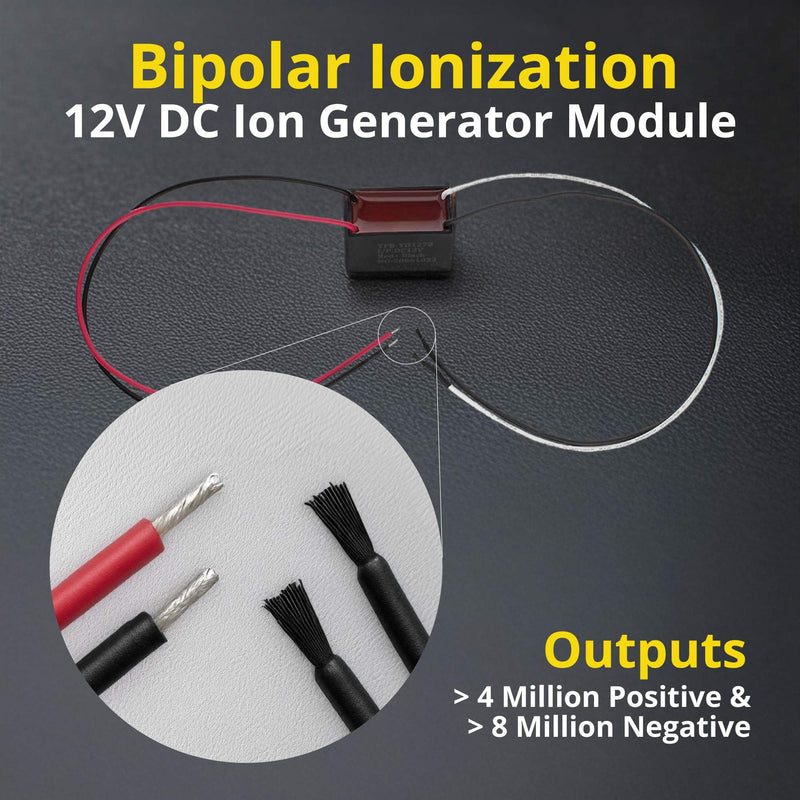 [Australia - AusPower] - Bipolar Ion Generator Module, DC 12V Positive and Negative Ionization Replacement Component for Compatible HVAC, VAV and Related Equipment 12VDC 