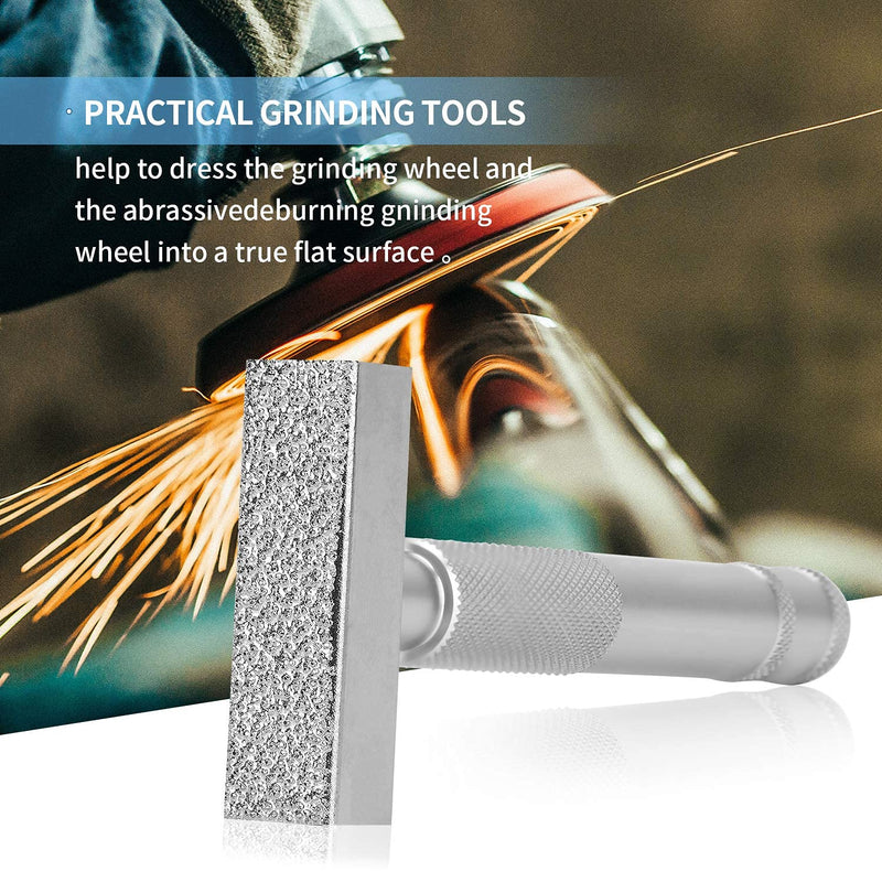 [Australia - AusPower] - DMD Diamond Grinding Wheel Dresser Stone for Truing Grinding & Deburring Wheels(2 Pieces) 丨 Durable Quality with Smart Details Design 丨Great Value Set 
