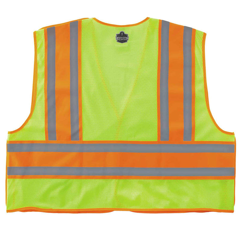 Public Safety Reflective Vest, High Visibility, ANSI Compliant, Breakaway, 2XL/3XL, Ergodyne GloWear 8245PSV,Lime Lime XX-Large-3X-Large