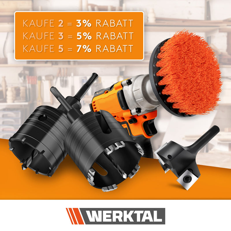 WERKTAL - Face Milling Cutter 8 mm Shank [39 mm Diameter] - Precise Planer Cutter with 10 Extra Indexable Inserts - Professional Face Milling Cutter for 8 mm Router & CNC Milling - End Mill & Dressing Cutter