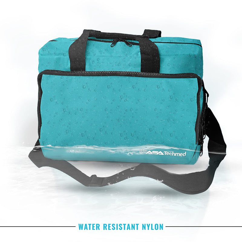 [Australia - AusPower] - ASA TECHMED Nurse Bag for Medical Equipment, Nurse Accessories Bag Ideal for Doctors, Nurses, Home Health Aids, Medical Students (Teal) 
