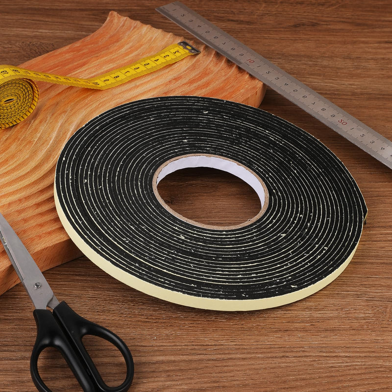 High-Density EVA Foam Speaker Gasket Tape, 3mm Thick, 10mm Wide, 33Ft Long, Soundproofing & Waterproofing Automotive Insulation