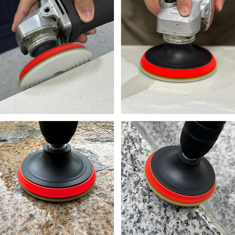 [Australia - AusPower] - Waies Wet Diamond Sanding Pad 125 mm Velcro for Tiles Stone Concrete Marble Granite 50-10000 for Polishing Discs for Angle Grinders 