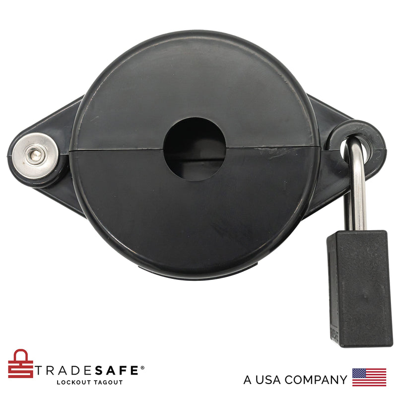 [Australia - AusPower] - TRADESAFE Outdoor Faucet Lock - Water Spigot Lock, Durable Faucet Locks Outdoor with Keyed Padlock, Prevent Water Theft, Unauthorized Outside Faucet Use Plastic 