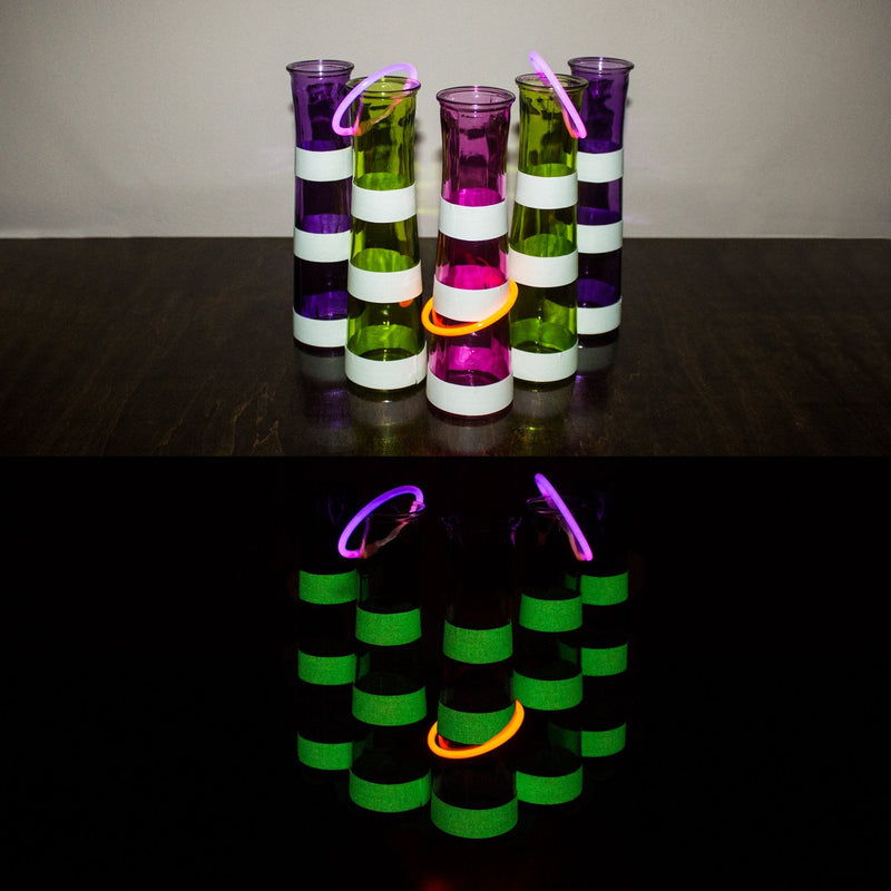 [Australia - AusPower] - Glow Tape | Glow in The Dark Gaffers Tape | Neon Fluorescent | Luminous Reflective Tape | Waterproof | High Visibility for Theatres, Staged & Dark Areas | 1 Inch x 15 Feet 