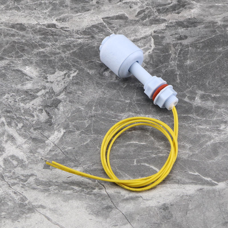 [Australia - AusPower] - 2pcs Liquid Level Sensor PP Float Switch Float Sensor Switch with Wire Plastic Small Float Switch for Water Dispensers Water Heaters Humidifiers 