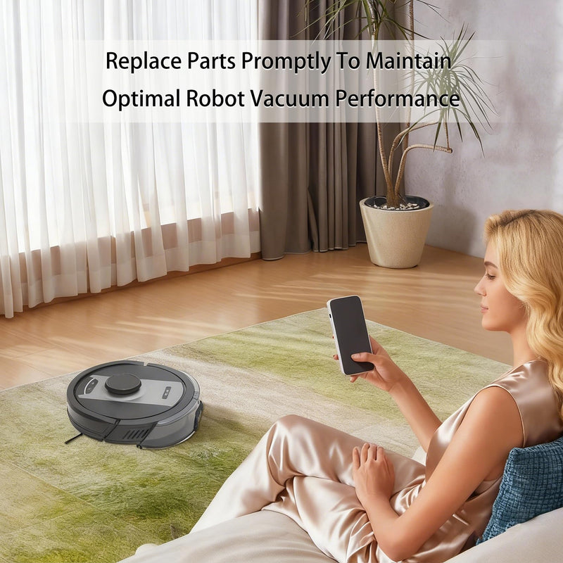 Replacement Parts for Shark RV2400WD RV2402WD AV2610WA AV2630WA RV2400WS UR2450WD Matrix 2-in-1 Robot Vacuum (15 Pack) 15 Pack