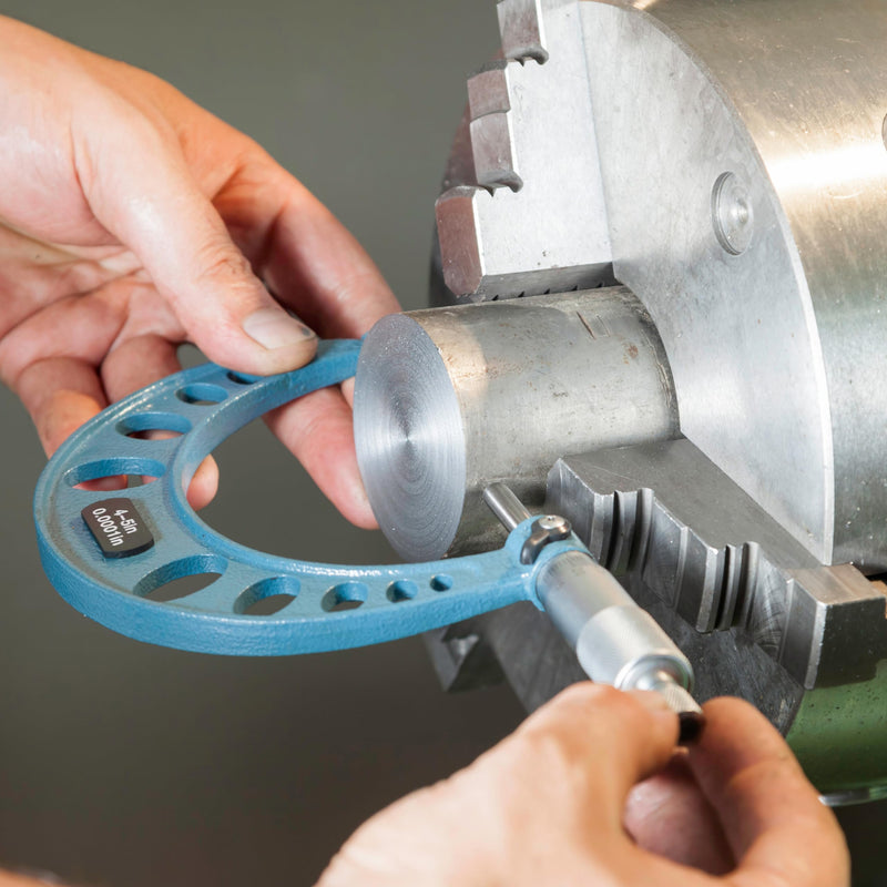 [Australia - AusPower] - HFS(R) 3-4" Outside Micrometer with 0.0001" Accuracy, Carbide Anvil and Laser-Etched Scale 3-4"x0.0001" Classic Ratchet 