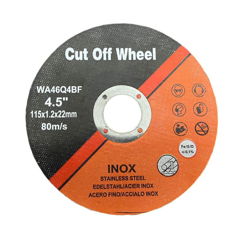 [Australia - AusPower] - Cutting Wheel 4-1/2 Inch 100 PCS Cut Off Wheel 4.5"x.047"x7/8" Cutting Disc Ultra Thin Metal & Stainless Steel,Cutting Wheel Fits Angle Grinder Saw Grinder Metal Cut Tools 