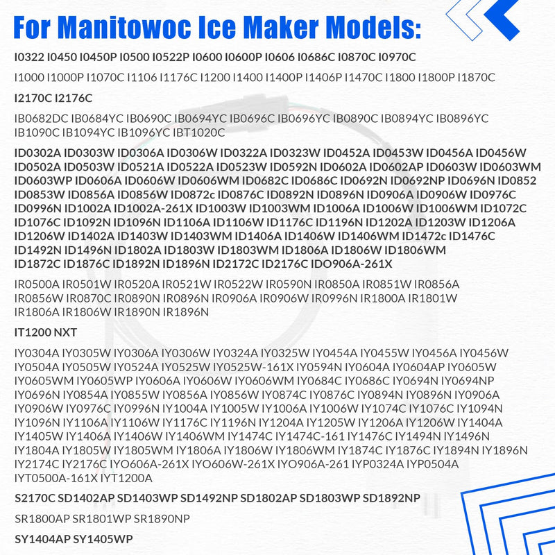 [Australia - AusPower] - 000016053 Ice Water Level Sensor Probe Kit with Harness for Manitowoc Ice Maker, Replace for 000007052, 000007724, 000007099, for Model I0322, I1000, I2170C, IB0682DC, ID0302A, IR0500A, IY0304A 