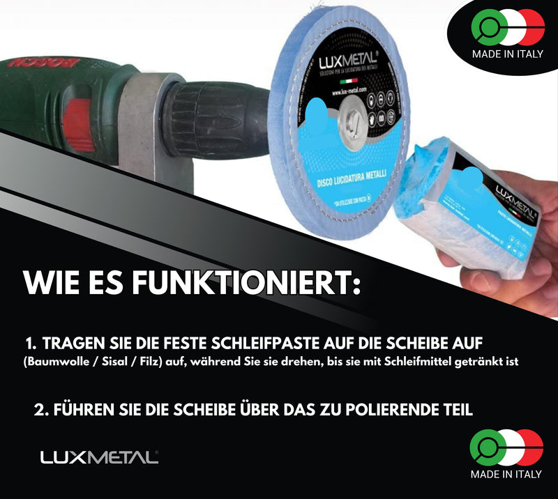 Polishing Paste Knives Green 700 g Ultra Fine Abrasive Paste for Mirror Shine on Aluminum Iron Brass Chrome Plastic Wood Marble and Other Metal - Perfect for Polishing Stainless Steel