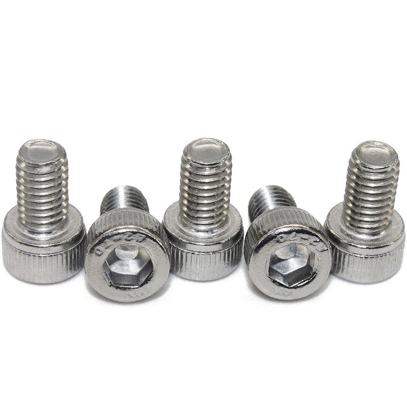 [Australia - AusPower] - Fullerkreg m3 x 8mm Socket Head Cap Screws, Allen Socket Drive, Din 912, AISI 304 Stainless Steel (18-8), Full Thread, Bright Finish, Machine Thread, Quantity 100 