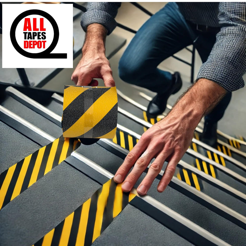 Sure-Step Non-Skid Safety Tape – High Traction, Waterproof Adhesive, Anti-Slip Tape for Stairs, Ramps, and Walkways – OSHA Compliant 2" x 60' Pack of 1 ROLL White 2" x 60'