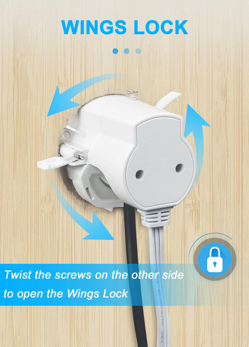 in Wall Cable Management Kit for TV – Hide Power & HDMI Wires, 3” Hole Saw | In-wall TV cable management kit hides power & HDMI wires, includes 3” hole saw for easy DIY installation