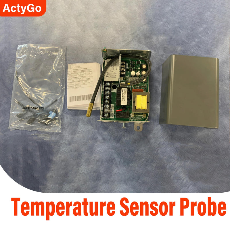 [Australia - AusPower] - Replacement Boiler Burner Temperature Sensor Probe with Lead Wire 12INCH 50001464-001 Fits Universal Electronic Oil Aquastat electronically L7224A L7248A L7224U-1002 
