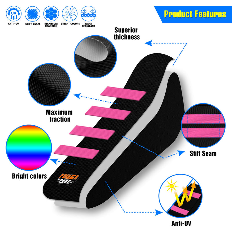 Gripper Dirt Bike Seat Cover Compatible with Sur Ron Light Bee X/S, Motorcycle Electric Bike Seat Covers (Pink) Pink