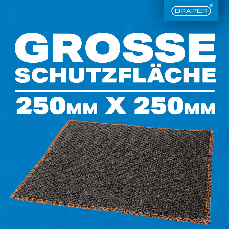 Draper 30309 Soldering Mat (Asbestos Free) | Asbestos free heat resistant mat protects work areas and soldering stations from gas burners, durable soldering mat