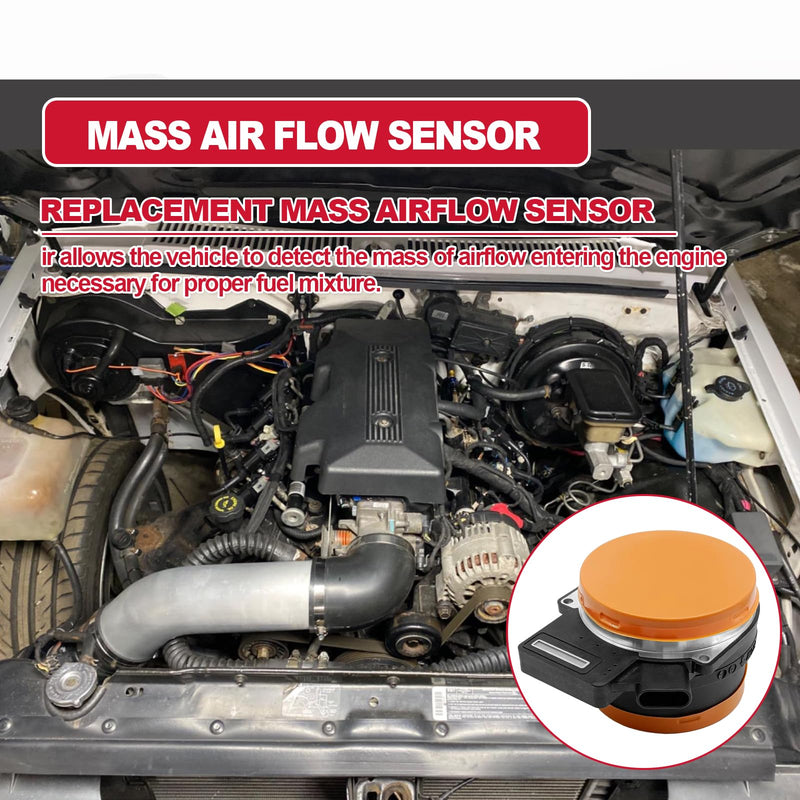 [Australia - AusPower] - Mass Air Flow Sensor Meter MAF 25318411 Compatible with Chevy, Cadilac, GMC & Other GM Vehicles -Silverado, Suburban,Tahoe, Yukon XL, Sierra, Escalade, ESV, 5.3L, 6.0L, 4.8 Replaces AF10043, 25318411 