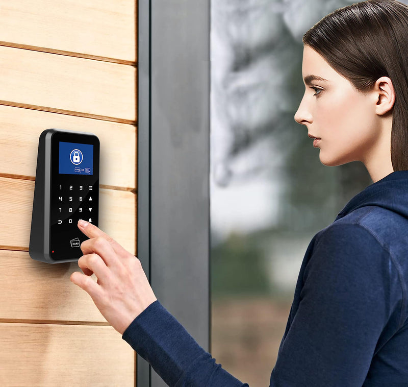 [Australia - AusPower] - UHPPOTE 2.4-inch Display Door Access Control Touch Keypad 125khz Compatible with WiFi Tuya 