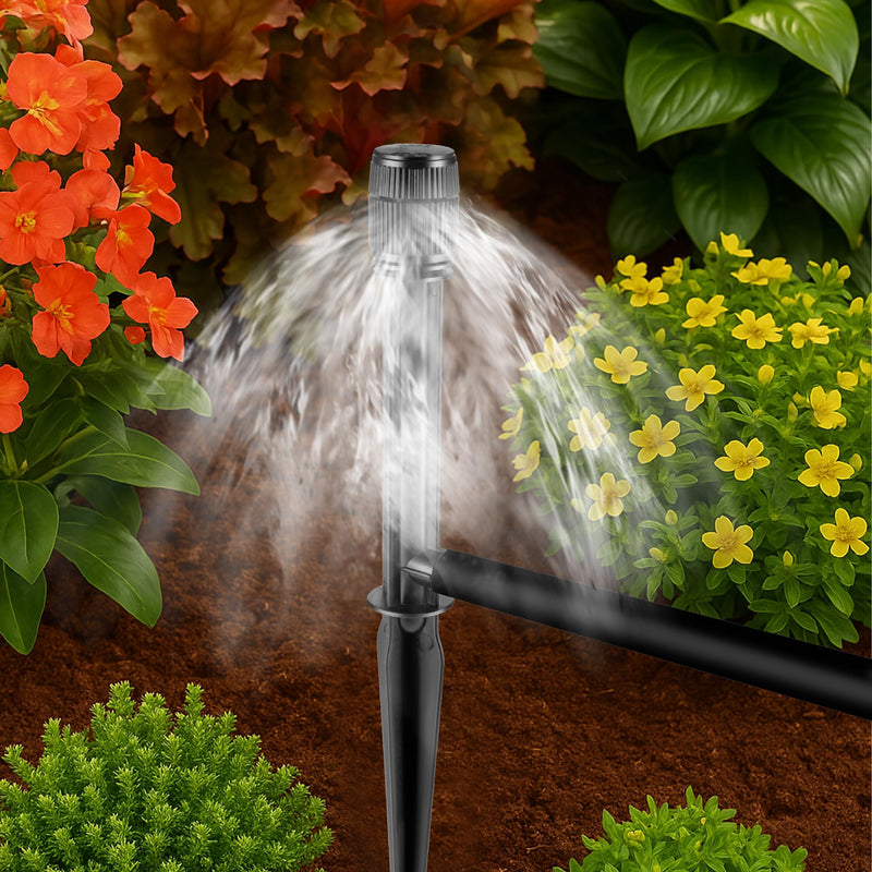 [Australia - AusPower] - 10 Pack Sprinkler Bubbler Heads Adjustable Water Flow Mushroom Irrigation Bubbler Head for 1/2 inch Male Thread,Drip Irrigation Spray Emitters Heads for Tree,Shrubs,Garden Watering System 10PCS Bubbler Head 